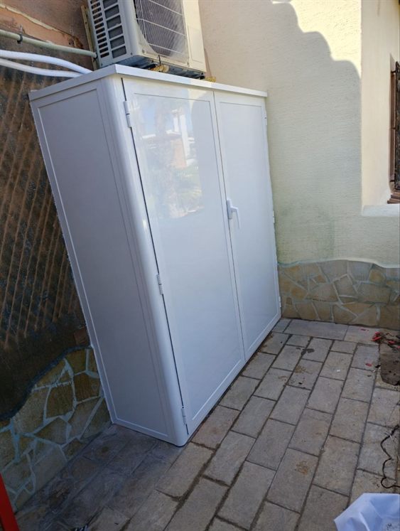 Aluminium-Außenschrank