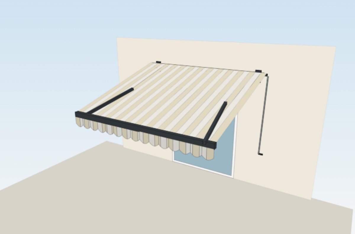 Toldo con cofre